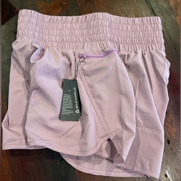 FLATTERING Athletic Lavendar Shorts - Picture 1 of 3
